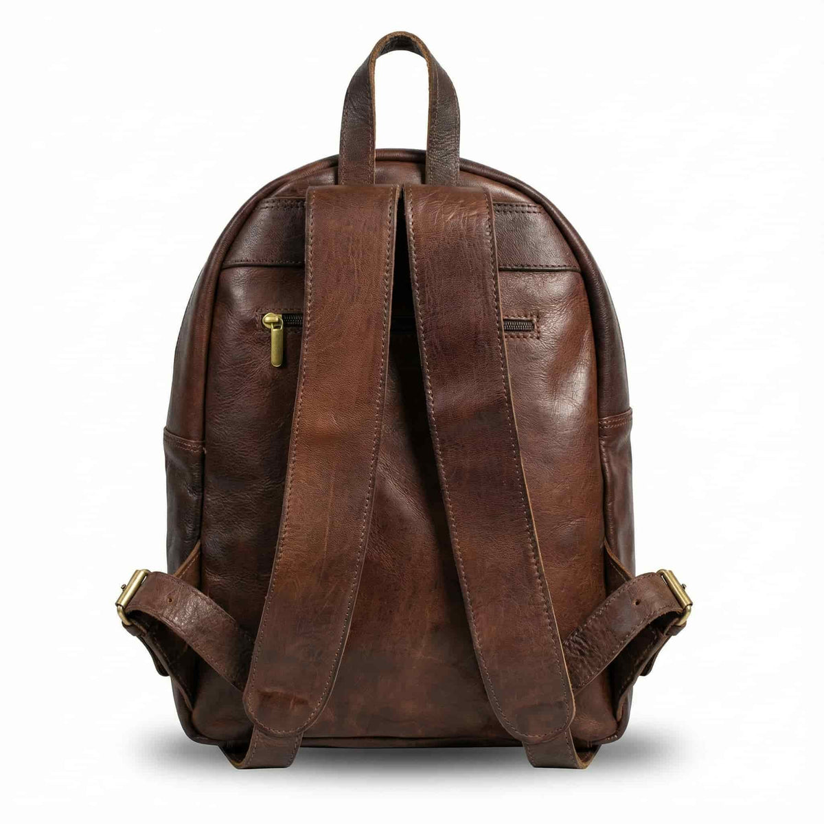Minimalist Leather Backpack – Slim Everyday Daypack